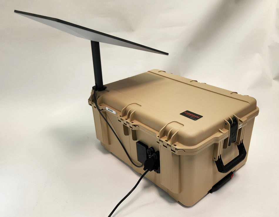 22913 - Starlink Enterprise Rugged Travel Case with Integrated Pole Mount, AC Power and Cat6 Ports