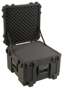 3R1919-14B-CW - SKB Mil-Standard Roto Case 14" Deep with cubed foam, pull handle and wheels