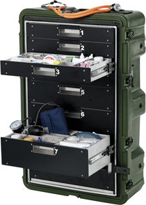 MC8100 Hardigg Medchest 8 Drawer