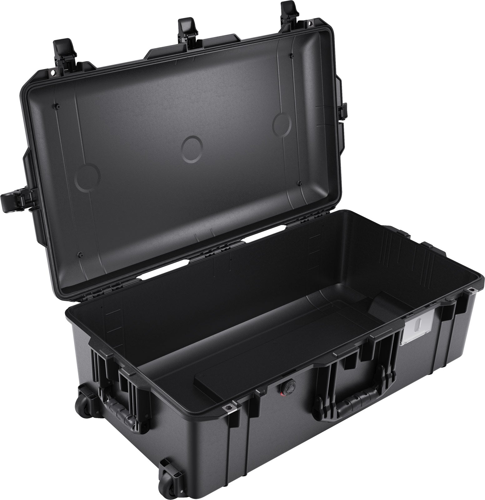 Pelican 1615 Air Case With Lid Pouch - Oxblood & Black - Camera Gear Case With Wheels